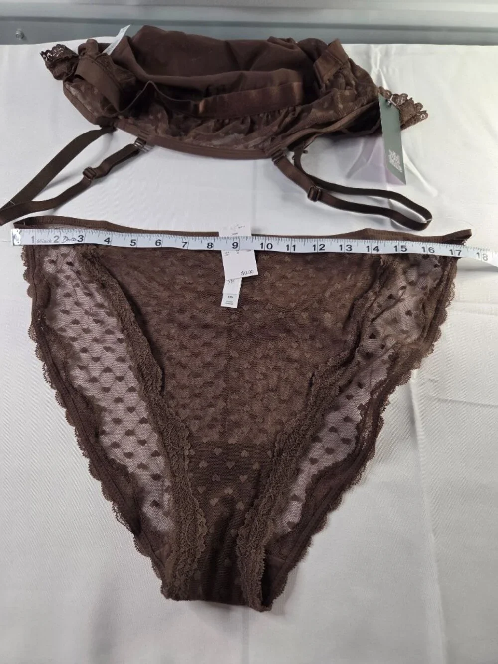 Wild‎ Fable Lace Mesh Lingerie Set Bundle XXL Pink Brown 2 Pack NWT